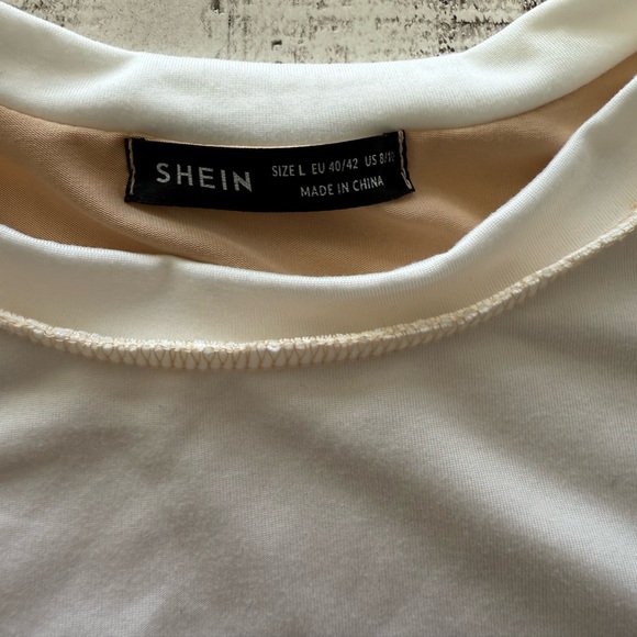 Multi Color Block Reverse Stitched Oversized Baggy Short Sleeve Shirt - Picture 10 of 10